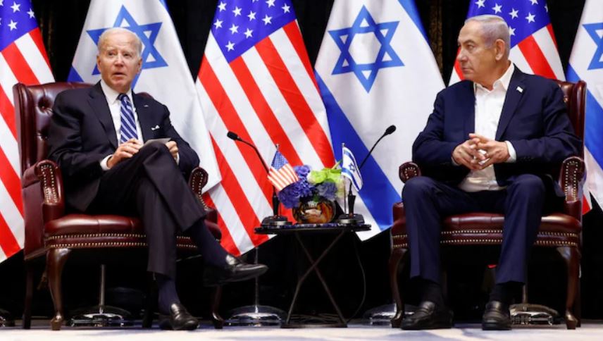 Joe Biden has criticised Benjamin Netanyahu