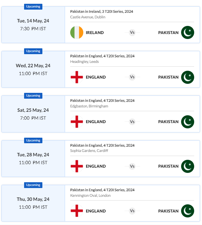 IPL 2024 Cricket Schedule