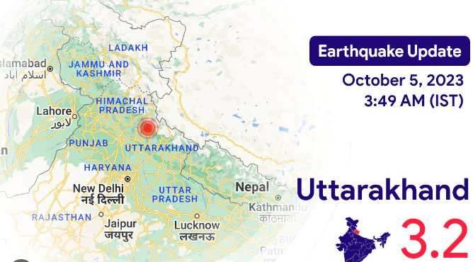 Earthquake today: 2.6 magnitude quake hits Uttarakhand's Uttarkashi