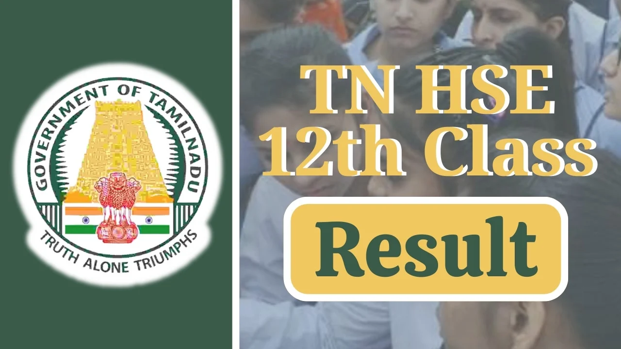 Tamil Nadu TNDGE +2 Result 2024 toper